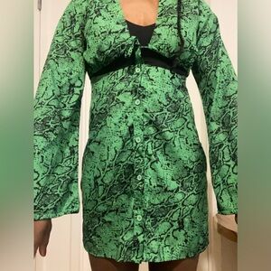 Fun going out dress with cut-outs and a collar.